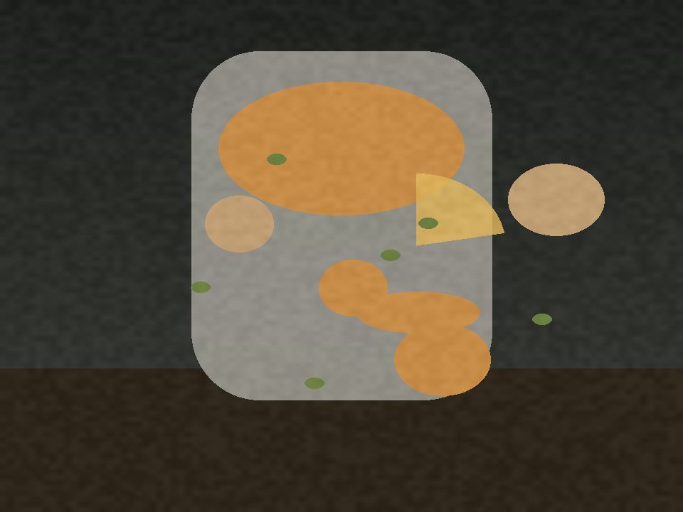 Oregano Squash Tart in a skillet